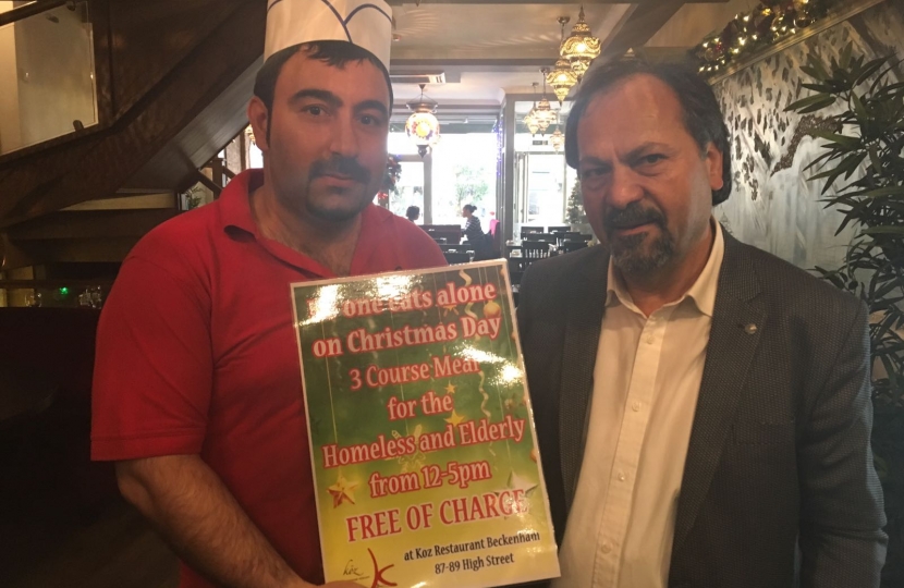 Ibrahim Hentes and Halit Huseyin of Koz Med Restaurant