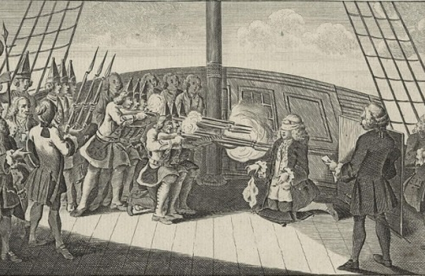 The Execution of Admiral Byng