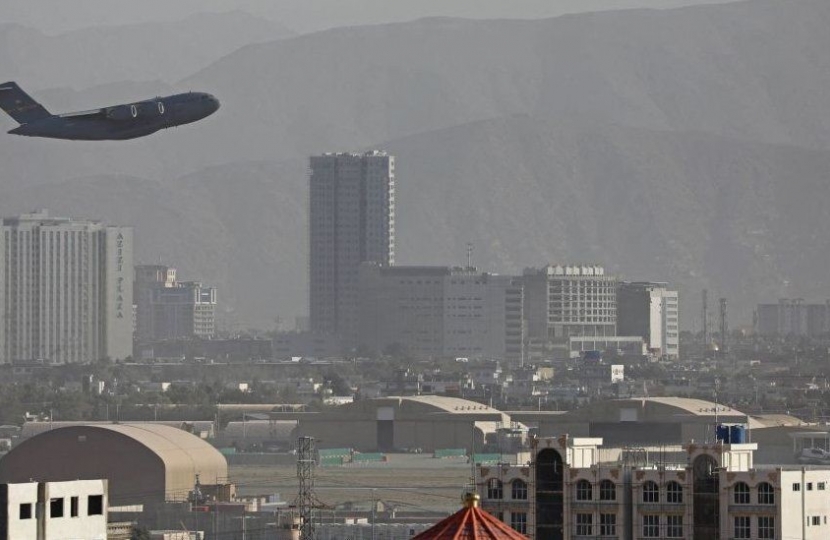 Aircraft Leaving Kabul Airport