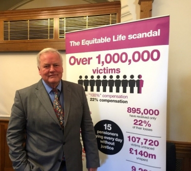 On Tuesday 11th October, Bob, who is a member of the Equitable Life All Party Parliamentary Group for Equitable Life members, met with Paul Braithwaite, Secretary of the Equitable Life Members Action Group (EMAG).  He fully supports the drive by former Equitable Life policyholders to be fully compensated by Government for the losses they have incurred when Equitable Life dissolved having been guaranteed by the then Labour Government. 
