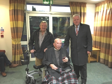 Canon Clements with Bob Stewart and Nicholas Bennett
