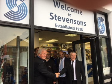Opening new offices for Stevenson Heating Limited