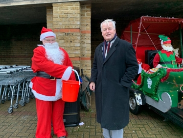 With Father Christmas on 13 December